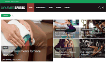 Tablet Screenshot of dynamitesports.org